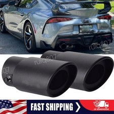 For 2020 Toyota Supra 2pcs Stainlesssteel Exhaust Pipe Tail Muffler Tipchrome