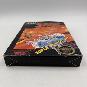 Joust (Nintendo NES, Box, 1988) No Manual Cleaned & Tested