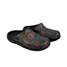 OOFOS OOCloog Limited Edition Kaleidoscope Multicolor Clog Women Size 38 / US 7
