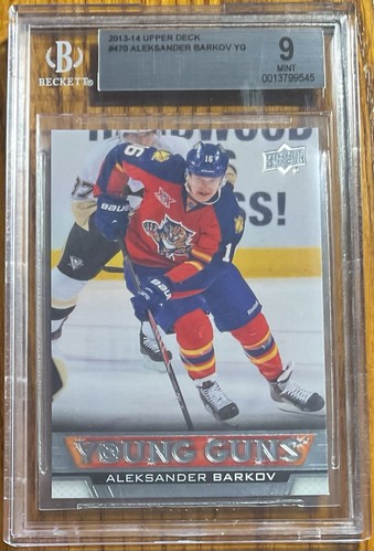 2013-14 Upper Deck Young Guns Rookie RC Aleksander Barkov #470 BGS Beckett 9
