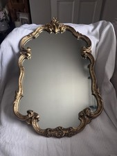 Vintage Reflectwell Ornate Gold Mirror – Rococo Style – Made in England
