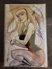 Amazing Spider-Man #14 Cover L J. Scott Campbell Gwen Stacy Virgin SIGNED W/ COA