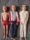 Rare Don 1962 Polly's BF Ken Clone Doll Lot 3 Var With Polly &  Don Clothes.