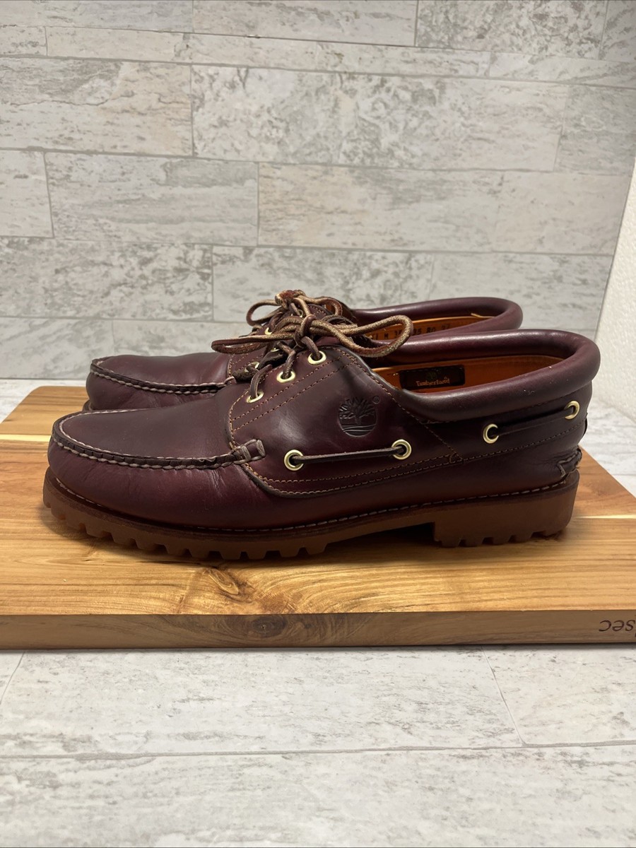 靴 Timberland 3EYELET CLASSIC LUG \"BURGUNDY Amazon.com | Timberland Men's Authentic 3-Eye Lug Handsewn