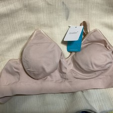 Gratlin Nursing Maternity Bra Womens Size Medium Black Wireless Breastfeeding
