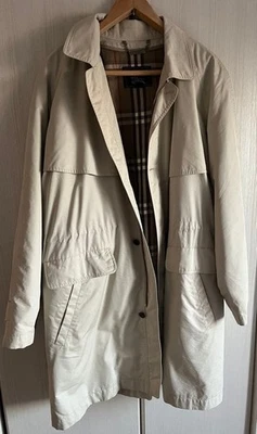 Trench vintage Burberrys pour homme avec doublure beige taille LL Nova Check - Photo 1/4
