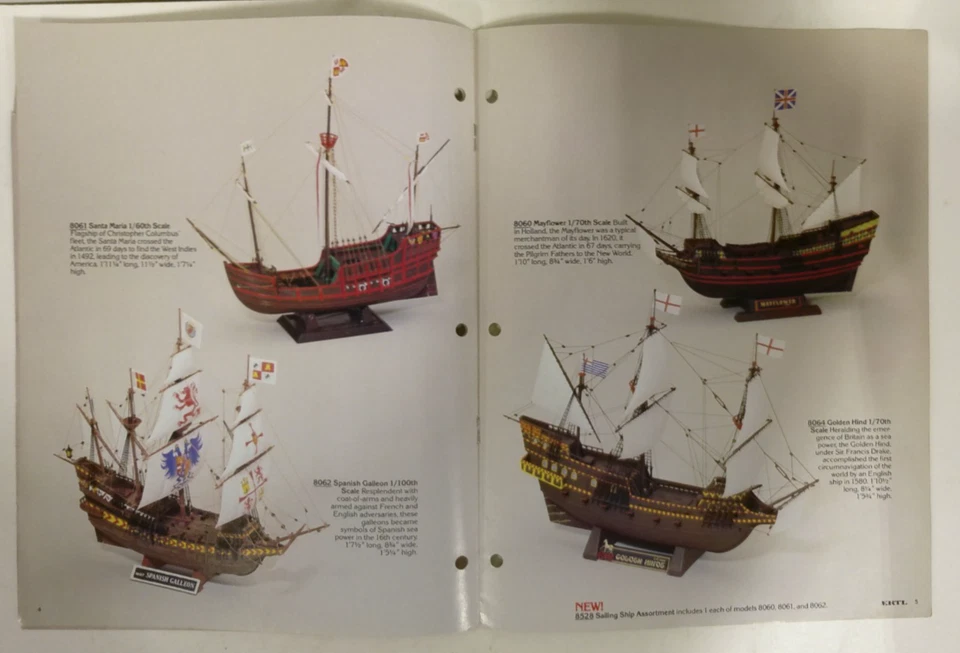 Каталог винтажных реплик моделей кораблей и циклов ERTL 1982 г. - Изображение 3 из 4