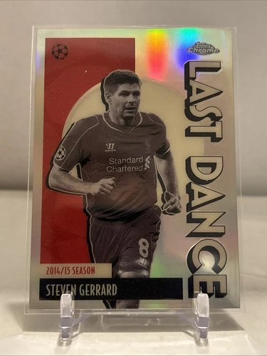 2025-26 Topps Chrome UCC #LD-6 Steven Gerrard Last Dance Refractor
