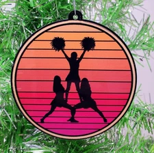 CHEER LEADING CHEER THEMED - Christmas Ornament