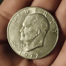 1972 Eisenhower $1 Dollar KM#203 Philadelphia Business Strike Clad Cu-Ni