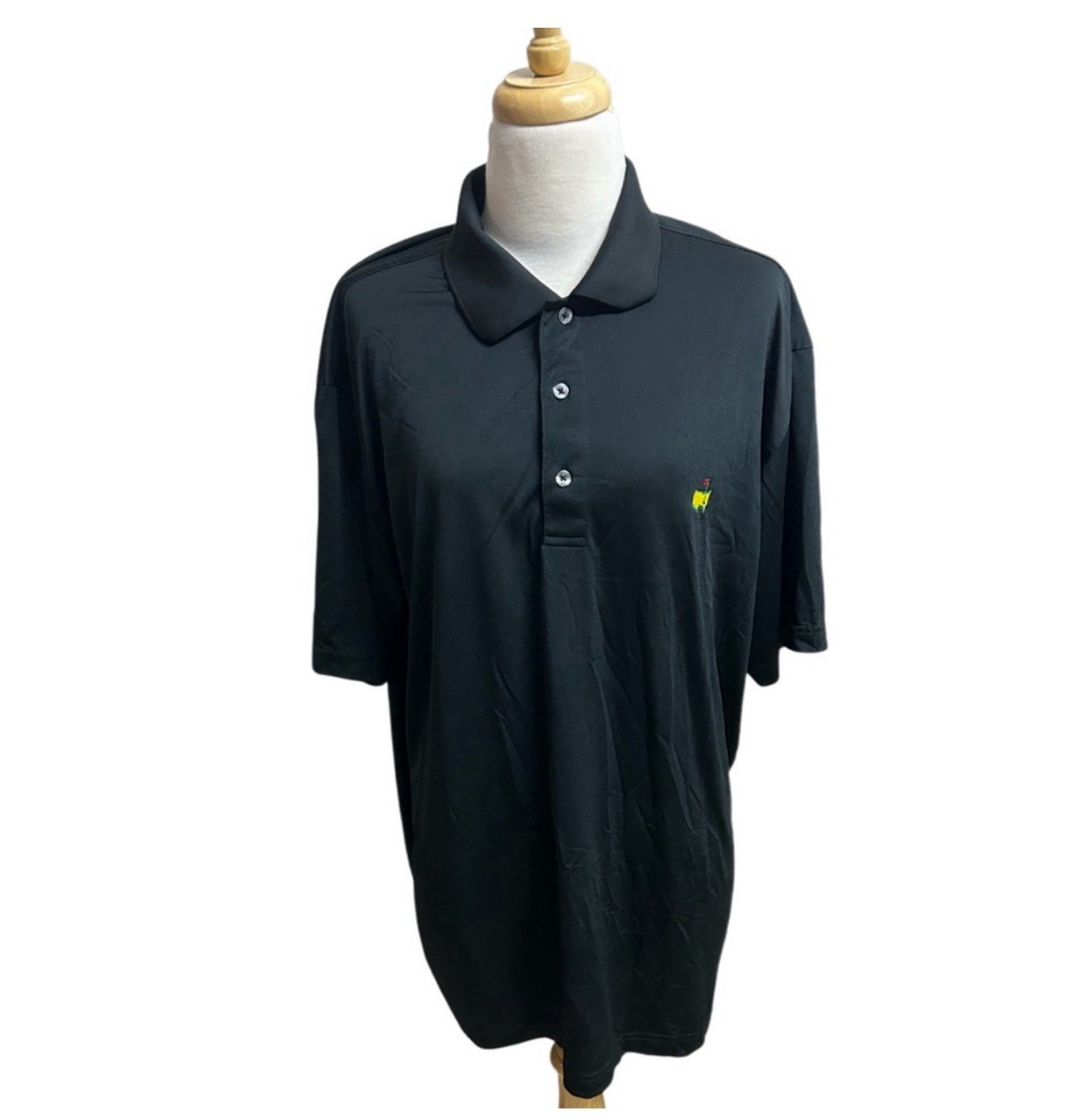 Masters Men's Solid Black Performance Tech Golf S… - image 1
