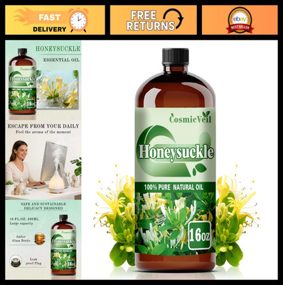 Honeysuckle Essential Oil for Aromatherapy, Diffuser, Home Fragrance, DIY Soap &