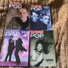 CLASSIC POP MAGAZINE BUNDLE OF 4. Subscriber Cover. Paul Weller, Heaven 17. VGC