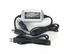 Roland Edirol UM-1EX USB to MIDI Interface 2 In/2 Out Cords Cables Connectors