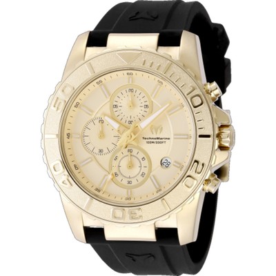 Technomarine Sea Chronograph Quartz Gold Dial Men's Watch TM-725009