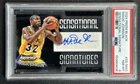 MAGIC JOHNSON PSA 8 2024-25 PANINI PRIZM BLACK #SS-MAG SENSATIONAL AUTO 436