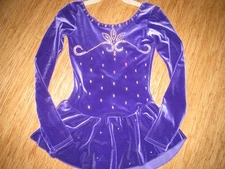 Mondor Girl ice skating dress size YJ or AXS -CL