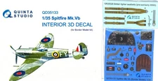 Quinta Studios 1/35 SPITFIRE MK. VB 3D-PRINTED & COLORED INTERIOR Border Model