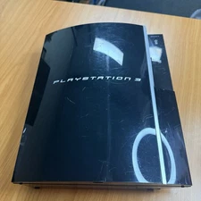 PlayStation 3 PS3 Piano Fat Black Console 40G (Console By Itself) CECHH02 Tested