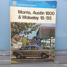 RAC.  1800 & 18/85 Austin Morris Wolseley 1964 illustrated car servicing manual