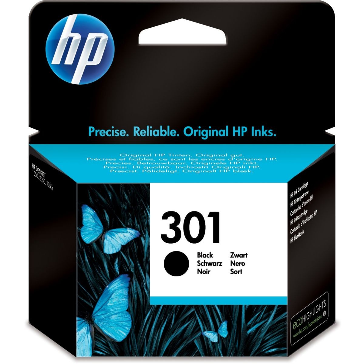 Encre noire HP 301 pour imprimer les devoirs et documents administratifs