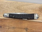 1988 WINCHESTER (#1927) BROWN BONE/LOCKBACK "BANANA TRAPPER" POCKET KNIFE- MIB — photo 7