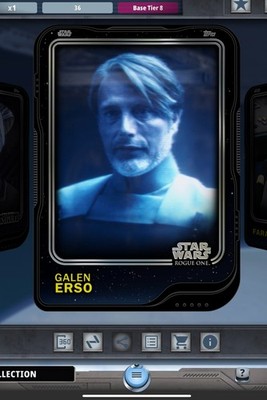 Topps Star Wars Card Trader 2025 Base Series 3 Tier 8 Black GALEN ERSO 75cc