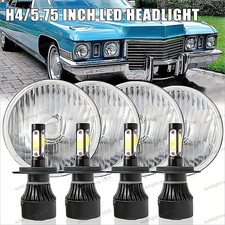 4pcs 5.75 5-34 Led Headlights For Cadillac Deville 62-74 Calais 65-74