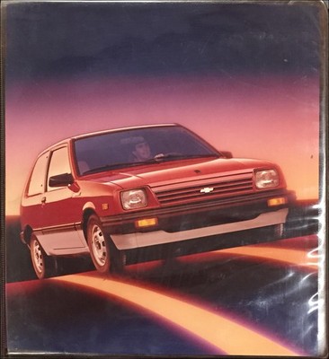 1985 Chevrolet Sprint Technical Press Kit - PRess Releases Options Specs Colors