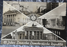 65843 Postcard NVA GST 10 Years German Democratic Republic Greetings From Berlin