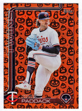 2025 Topps Update Jack O'Lantern #US73 Chris Paddack Minnesota Twins