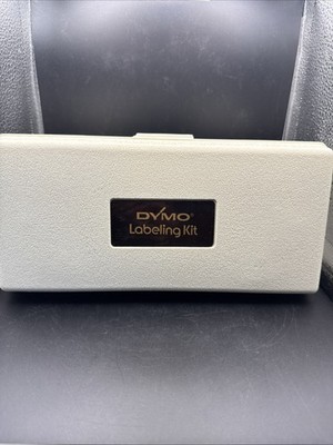 DYMO 1570 Label Maker Original Case 3 wheels 4 Tape Rolls 1500 Series Tapewriter