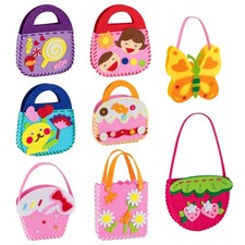 OZENT 8 Set Sewing Handbag Kit, Sew Your Own Purses and small, 8 Pack Cartoon