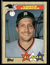 1987 Topps #613 Lance Parrish Baseball Card 0103O