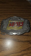 Vintage AVP Logo emblem western framed Belt Buckle