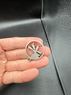 Microtech/Marfione Matte Silver Claw Keychain