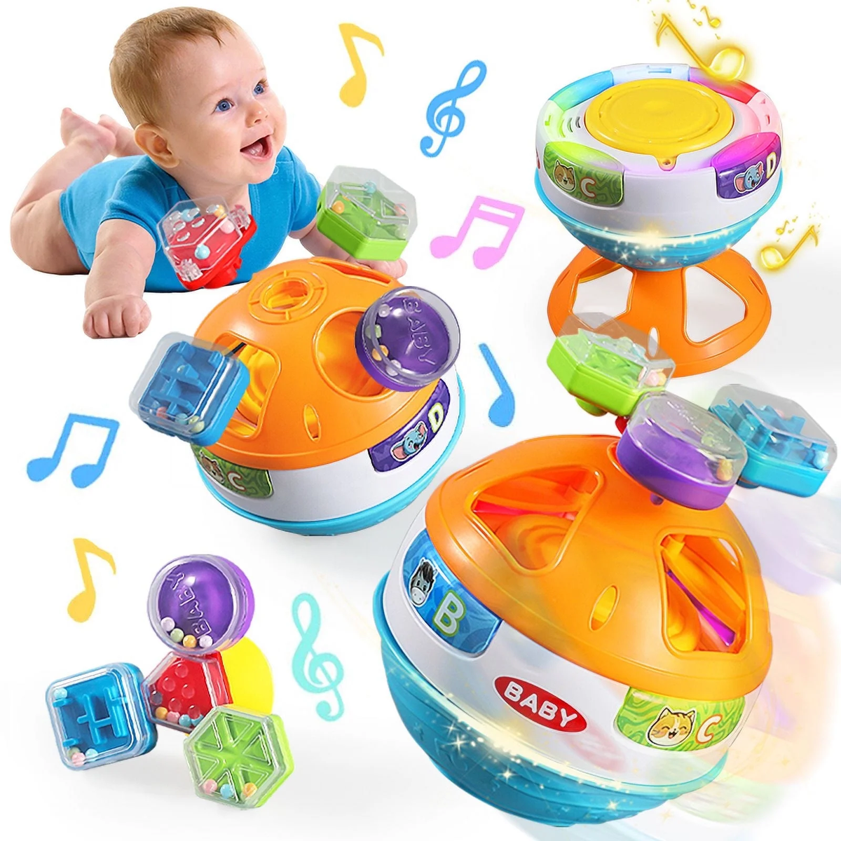 Baby Toys 6–12 Months Toddler Crawl Walk Toys for Boys Girls