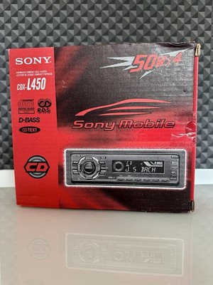 Sony CDX-L450 Radio Stereo CD MP3 Single Din Car Stereo Old School