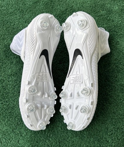 Scarpe da calcio uomo Nike Alpha Menace Elite 2 Flyknit staccabili taglia 12 bianche - Foto 7 di 10