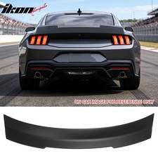 For 24-26 Ford Mustang Sk Style Duckbill Trunk Spoiler Matte Black Rear Wing Abs