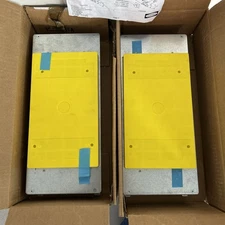 Hubbell Recessed 2-Gang Concrete Floorbox with Rectangular Cover. Lot Of 2