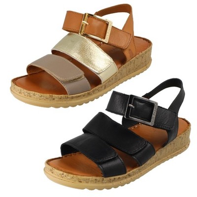 Damen Hush Puppies Super Weiches Leder Riemchen Sandalen 'Eliana'
