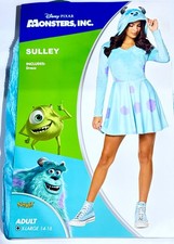 Disfraz de monstruos Spirit Halloween - SULLEY - Vestido para mujer adulta X-grande 14 - 16