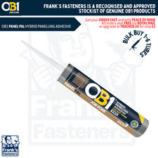 OB1® PanelPal WHITE HYBRID PANELLING ADHESIVE INSTANT GRAB Interior & Exterior