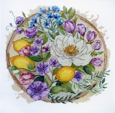 Cross Stitch "A floral moment" Tapestry Embroidery Kit
