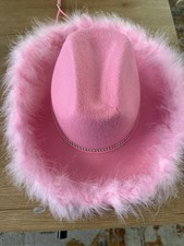 100 Piece pink cowgirl hat 6 3/4