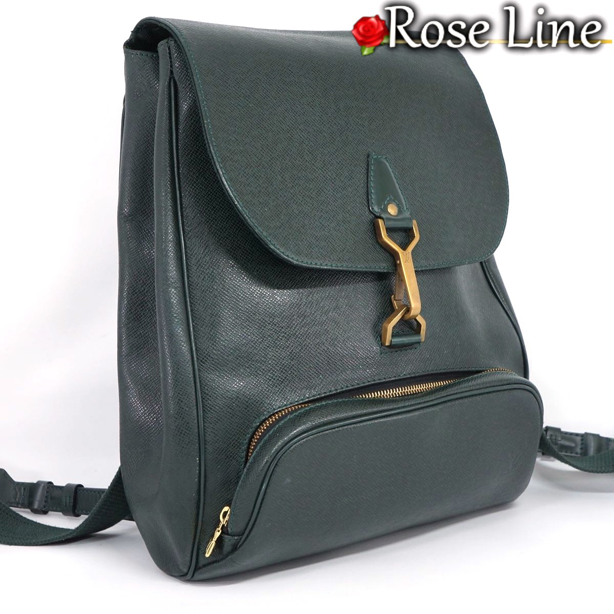 Louis Vuitton Taiga Cassia Epi Leather Backpack Shoulder Bag in Good Condition