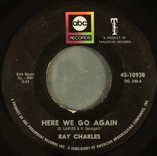 Ray Charles - Here We Go Again (7") (Very Good Plus (VG+)) - 1673816056