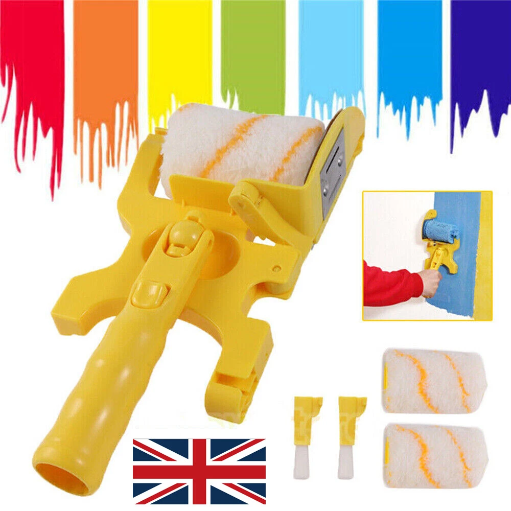Clean Cut Paint Edger Roller Brush Safe Tool for Home Room Wall Ceiling In UK