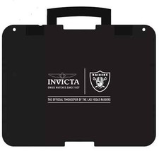 OFFICIAL LAS VEGAS RAIDERS INVICTA DIVE CASE DC8-RDRBLK FOR EIGHT WATCHES